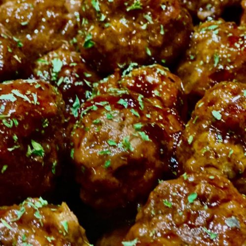 Bourbon Meatballs